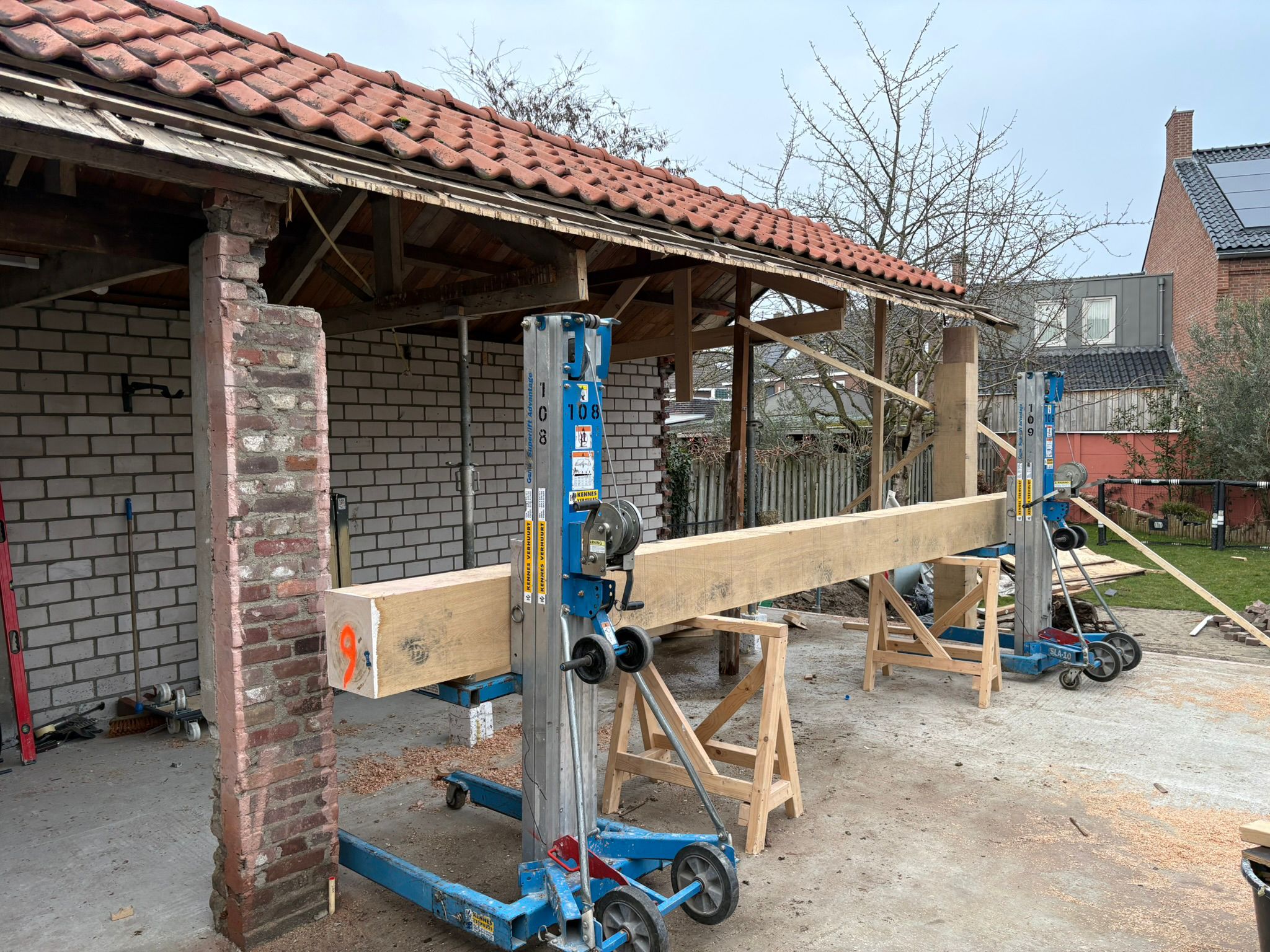 Hout-skeletbouw-eiken-balken